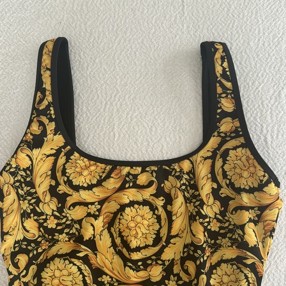 VERSACE BAROCCO ONE-PIECE SWIMSUIT, Size 3 36UK, $675 - Picture 7 of 12